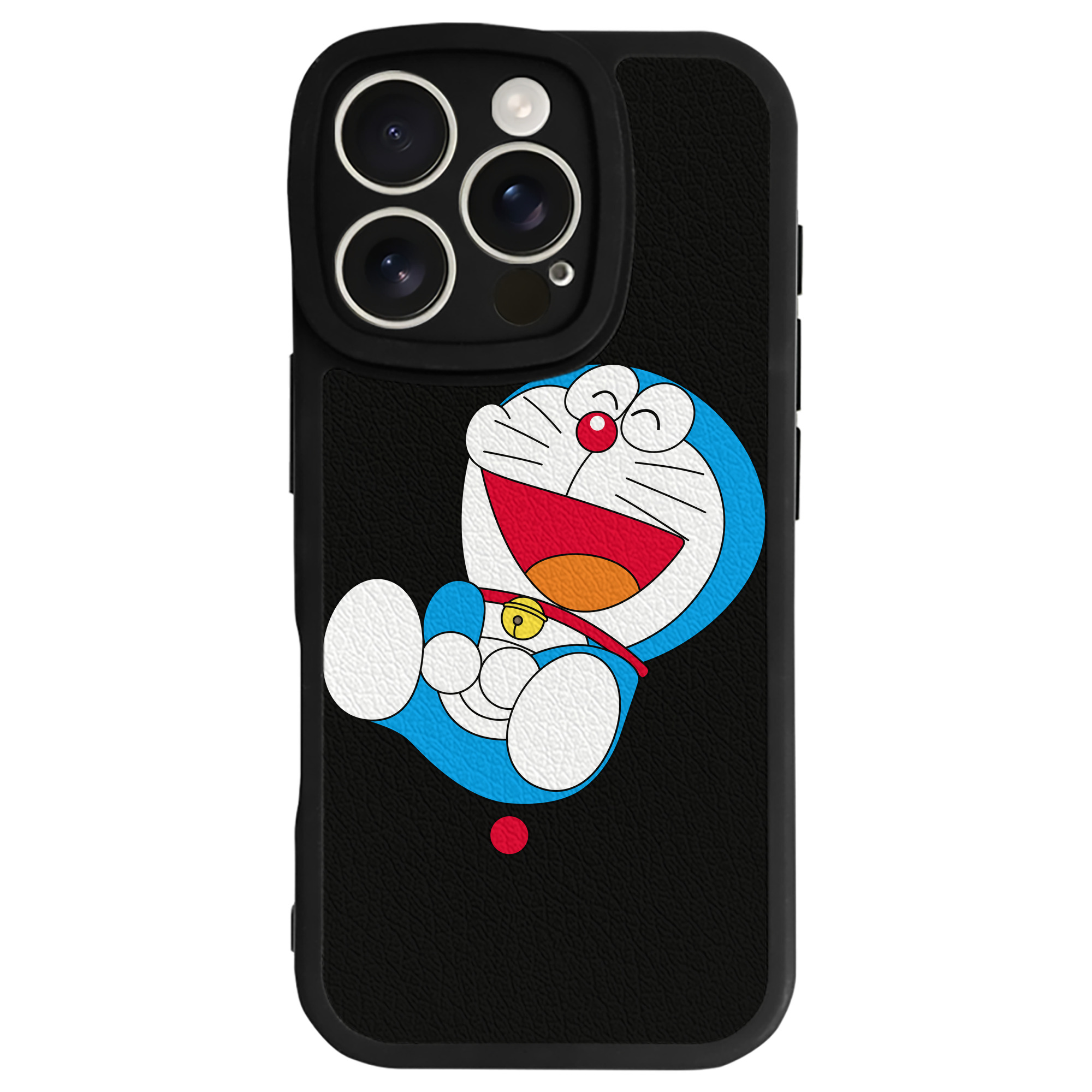 （画像用） ドラえもん Doraemon 【iPhone 16シリーズ対応】シリコンスマホケース（レザー調） 材質：シリコン